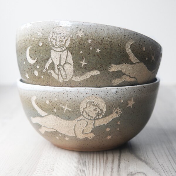 Cat Bowl Etsy