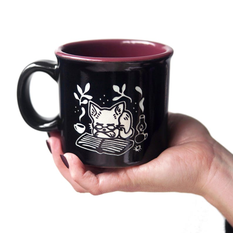 Bread & Badger Book Cat Camp Mug - Thumbnail 5