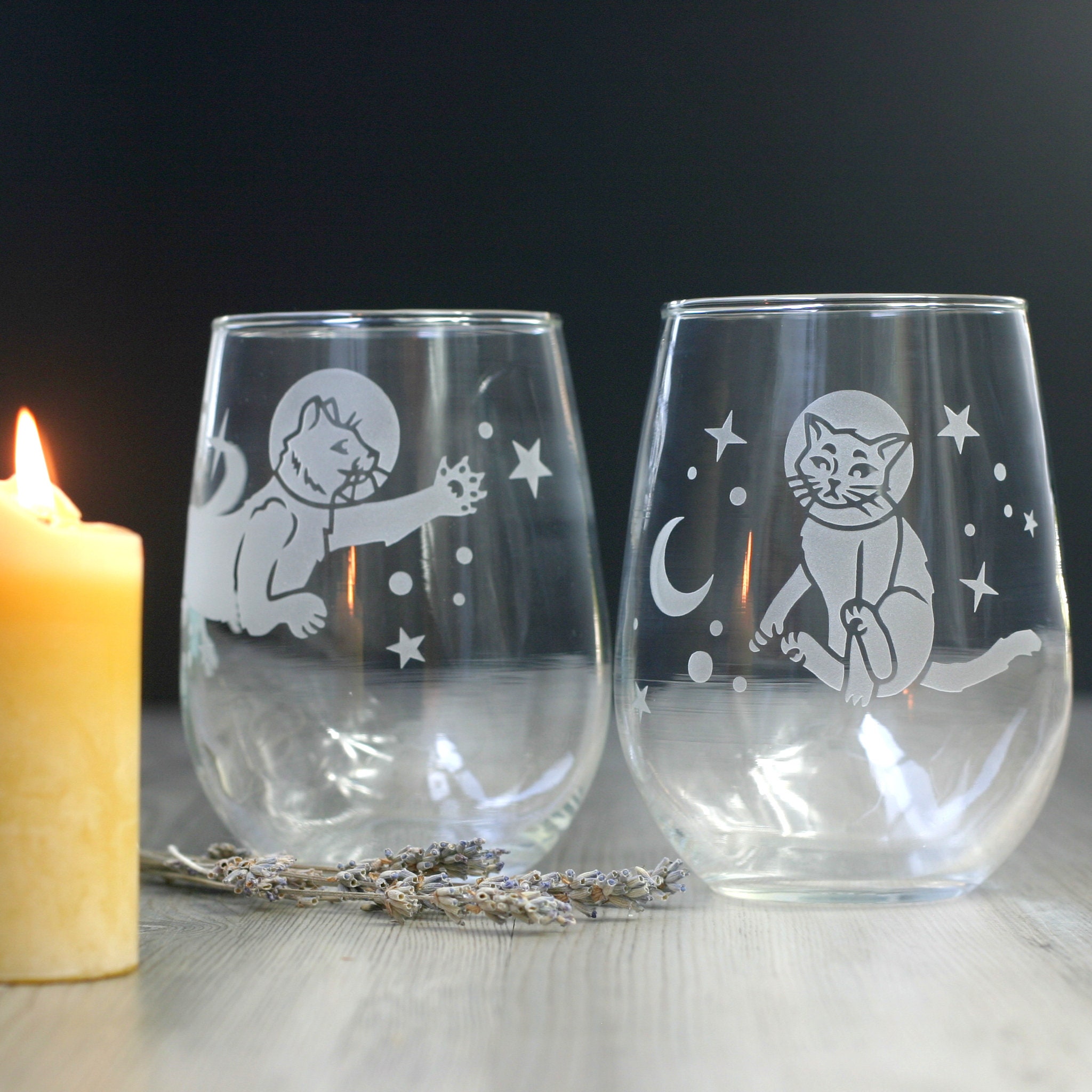 Star Etched Glass Tumblers Set of 6 – House of Cardoon