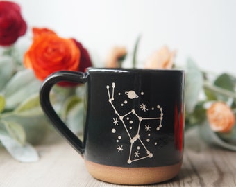 Orion Constellation Mug - Space Handmade Pottery Coffee Cup