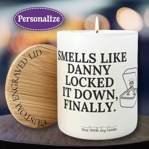 Funny Engagement Candle, Personalized Wedding Gift for Bride, Engagement Gift, Custom Bride Candle, Funny Bridal Shower Gift for New Bride