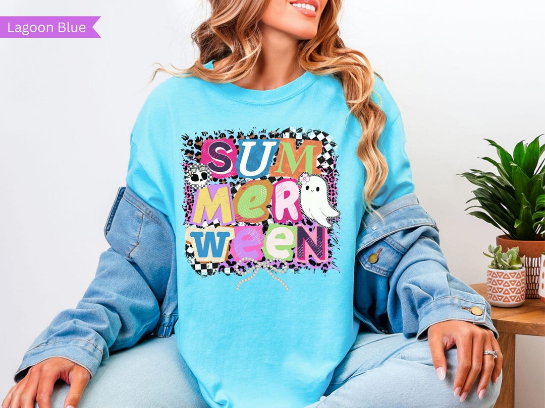 Summer Ransom Summerween Ransom Note Shirt, Ghost Summer Tshirt for Halloween Lover ...