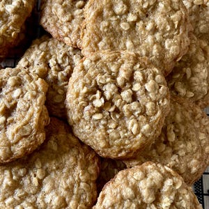 Homemade Oatmeal Cookies: Fresh Baked, Individually Wrapped (1 Dozen)