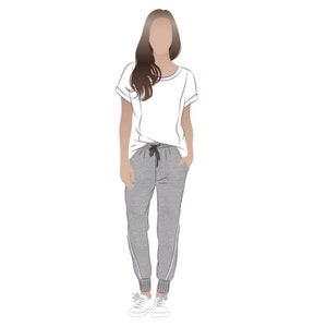 Style Arc / Printed Sewing Pattern / Joni Track Pant