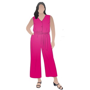 Style Arc / Printed Sewing Pattern / Birdie Jumpsuit