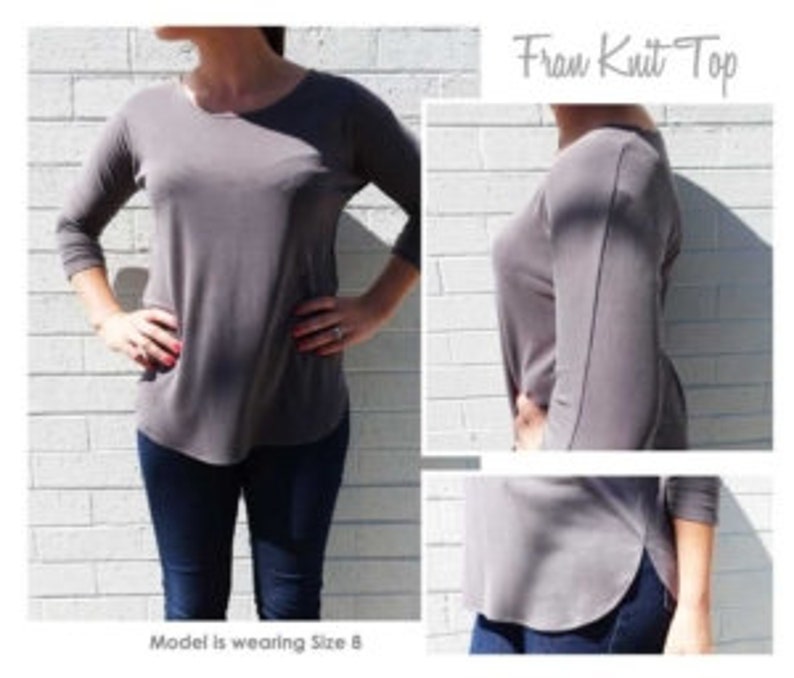 Style Arc AUS / Printed Sewing Pattern / Fran Knit Top | Etsy