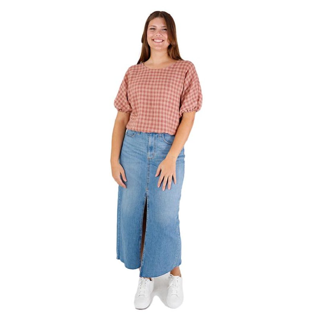 Chalk & Notch / Printed Sewing Pattern / Aria Bubble Top - Etsy