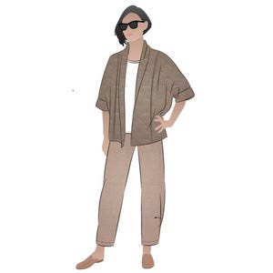 Style Arc / Printed Sewing Pattern / Besharl Jacket