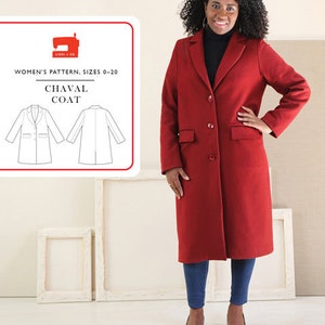 Liesl & Co US / Printed Sewing Pattern / Chaval Coat - Etsy