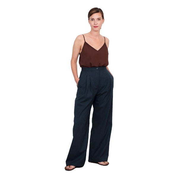 Assembly Line (SWE) / Printed Sewing Pattern / High-Waisted Trousers