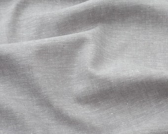 Hemp Cotton Chambray / Light Grey