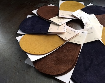 Suede Elbow Patches / 4 Color Options / Pack of 2