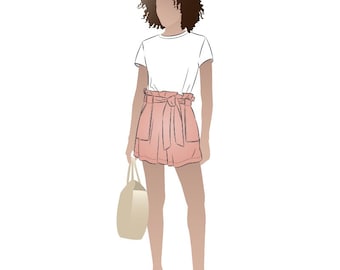 Style Arc / Printed Sewing Pattern / Ellen Short