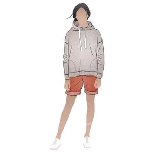 Style Arc / Printed Sewing Pattern / Fitzroy Hoodie