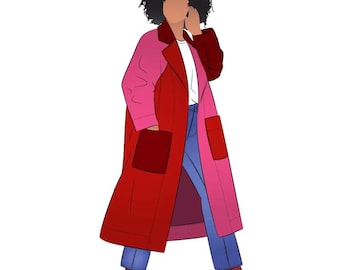 Style Arc / Printed Sewing Pattern / Springfield Coat