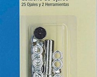 5/32 Inch EYELET Kit - Nickel - 2 Tools