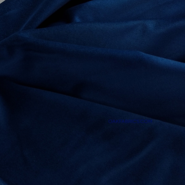 Cotton Velveteen / Navy Blue