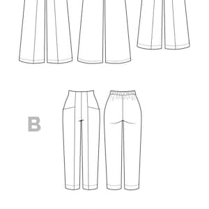 Noyau de placard / Motif de couture imprimé / Pietra Pants Shorts image 2