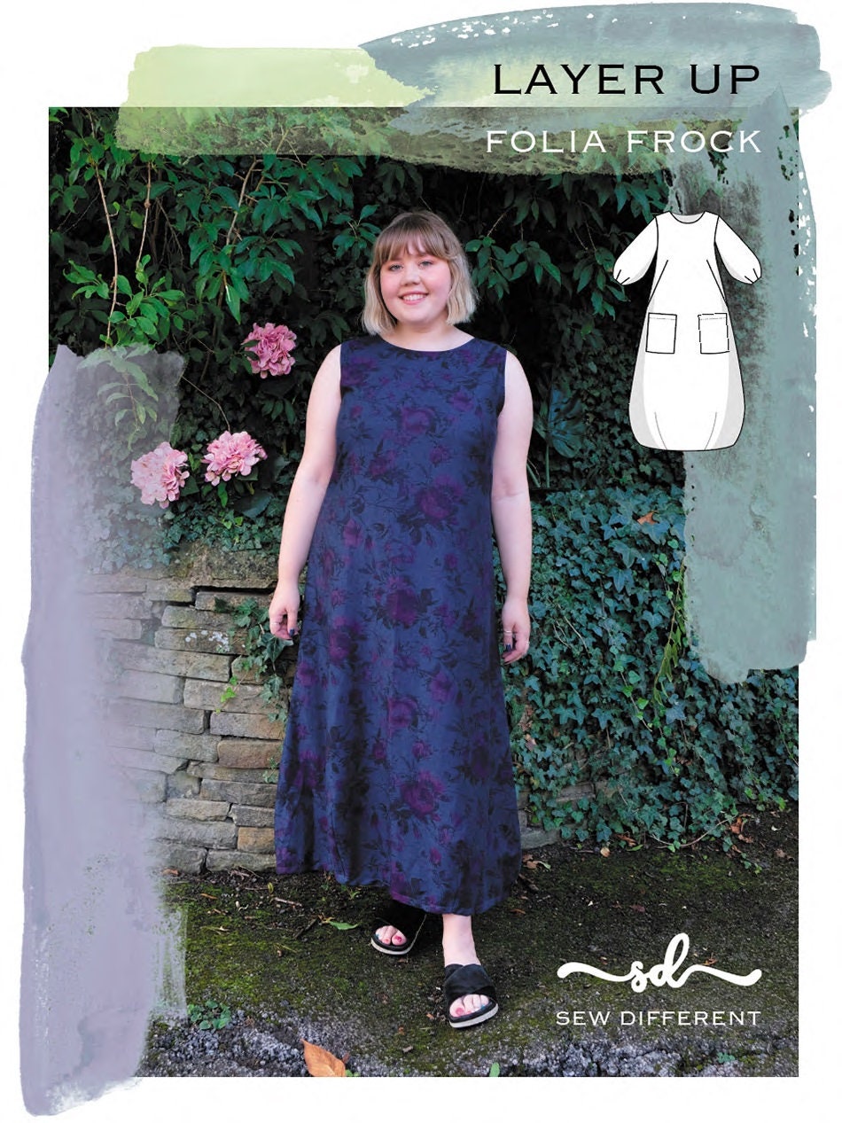 Sew Different / Printed Sewing Pattern / Folia Frock - Etsy