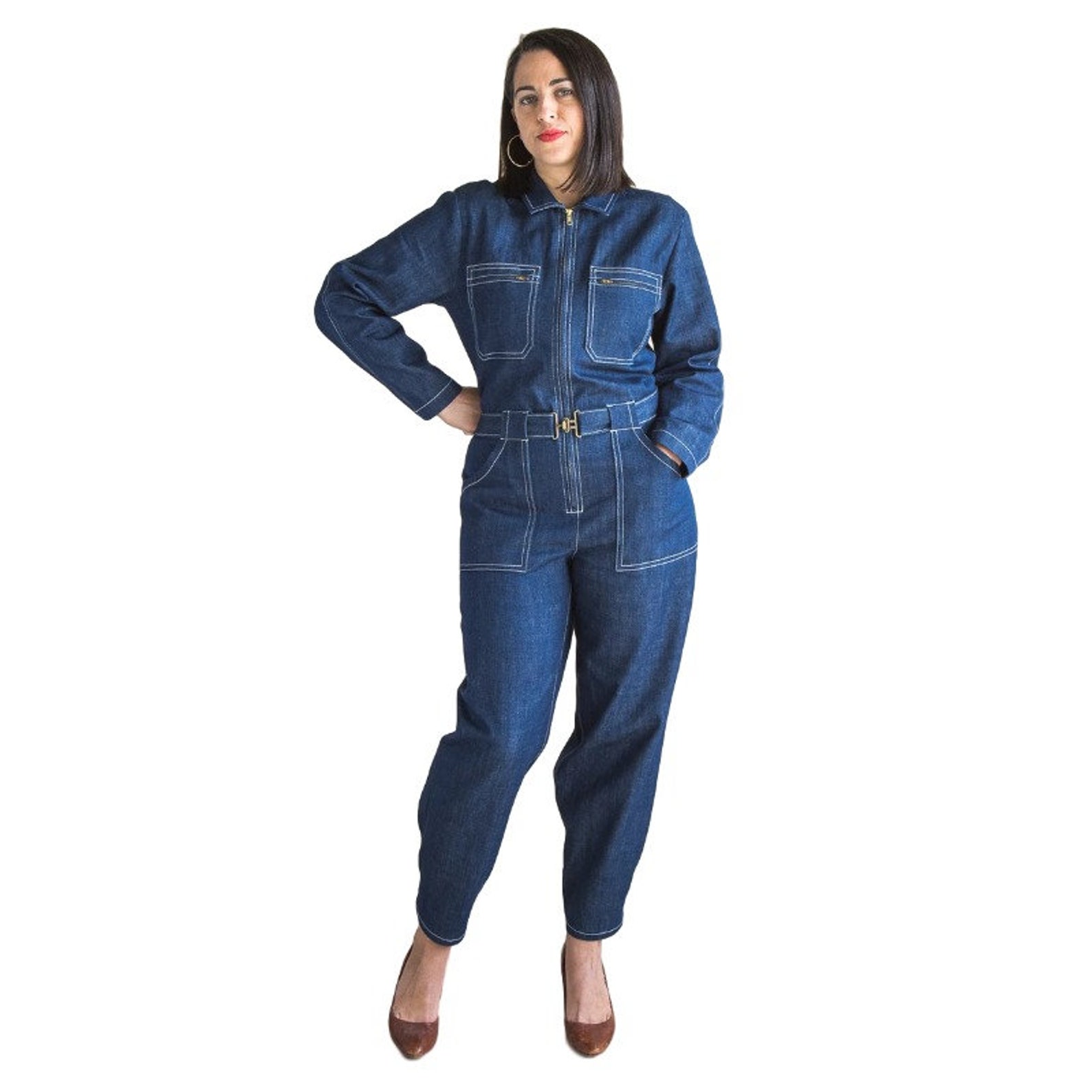 Closet Core / Printed Sewing Pattern / Blanca Flight Suit | Etsy