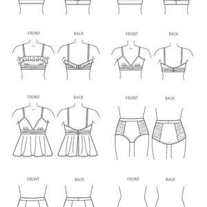 Mccalls 7168 / Printed Sewing Pattern / Misses Bikinis - Etsy