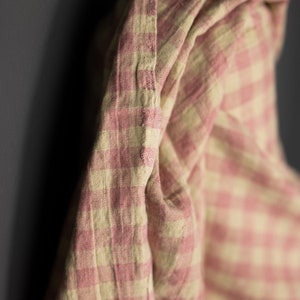 Laundered Linen / Nougat Gingham