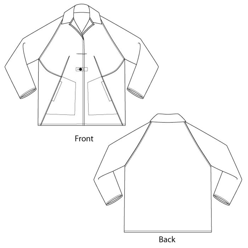 Sewing US / Printed Sewing Pattern / Chicago Jacket Etsy