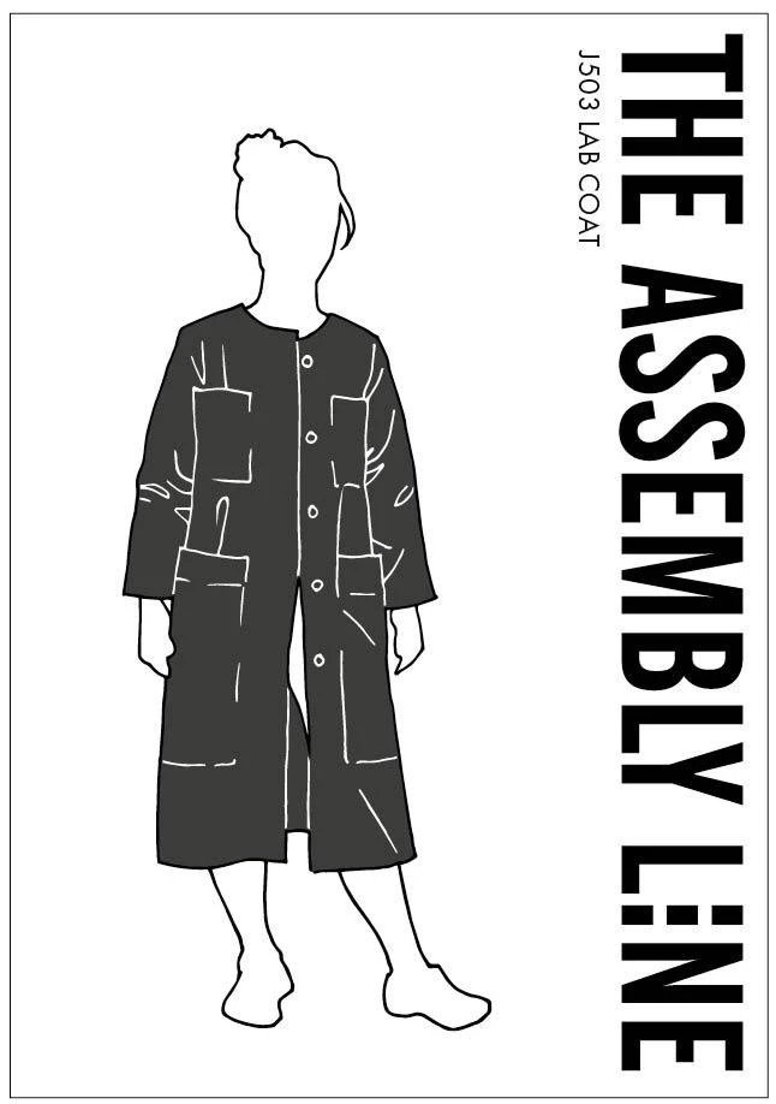Assembly Line SWE / Printed Sewing Pattern / Lab Coat Etsy