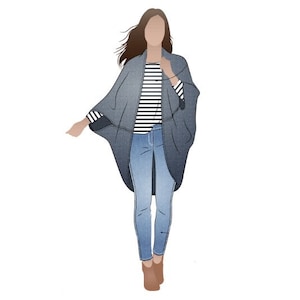 Style Arc / Printed Sewing Pattern / Salma Wrap