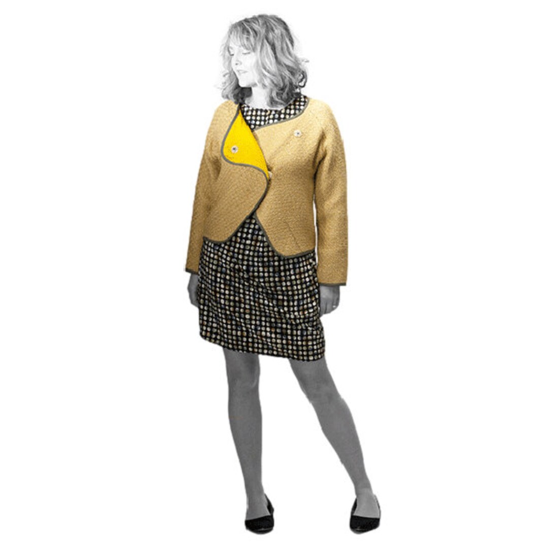 Sew Different / Printed Sewing Pattern / Biker Jacket Cardi - Etsy
