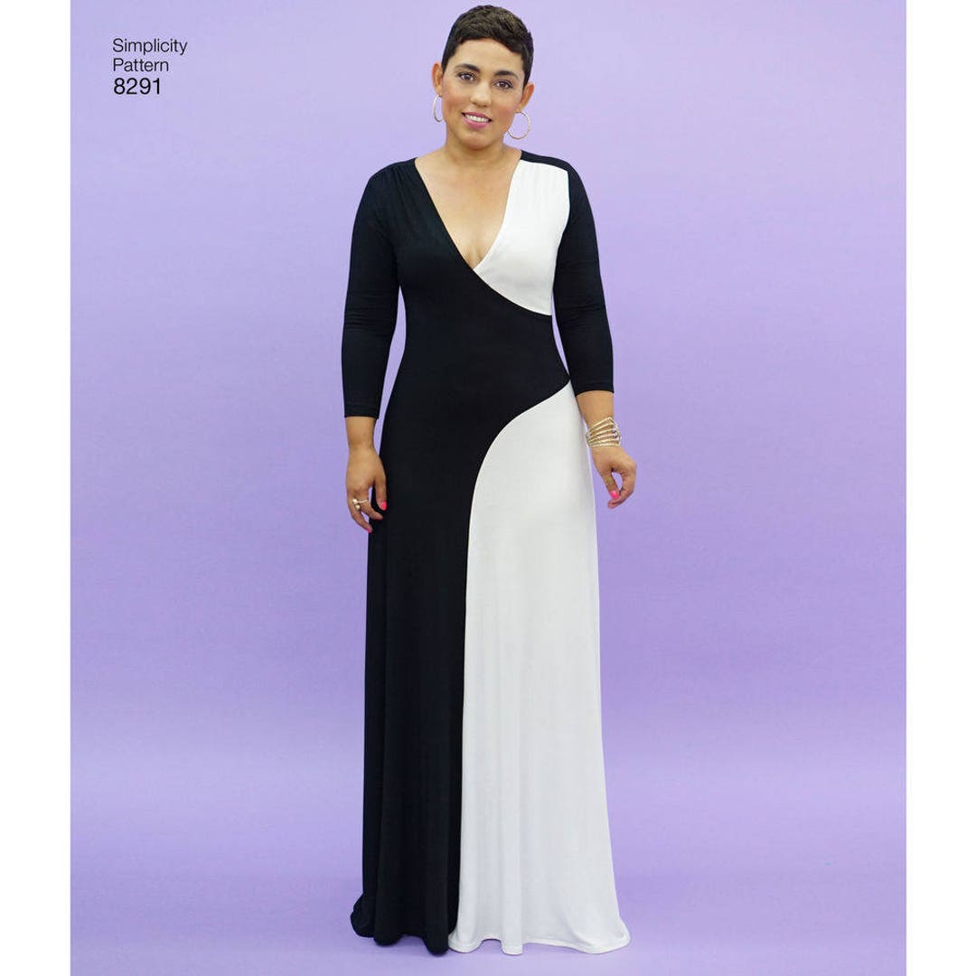 Mimi G Style / Printed Sewing Pattern / 8291 Maxi Dresses - Etsy