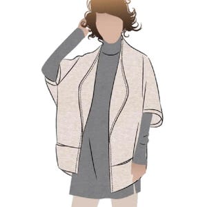 Style Arc / Printed Sewing Pattern / Violet Jacket