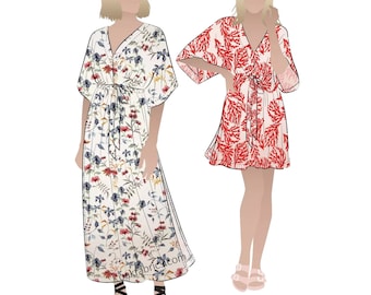 Style Arc / Printed Sewing Pattern / Summer Coverup