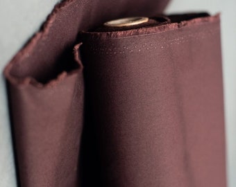 Dry Organic Cotton Oilskin / Oxblood