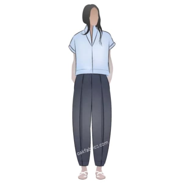Style Arc / Printed Sewing Pattern / Teddy Pant