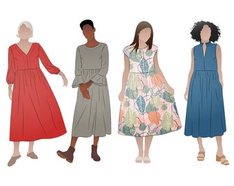 Style Arc (AUS) / Printed Sewing Pattern / Montana Dress Extension Pack