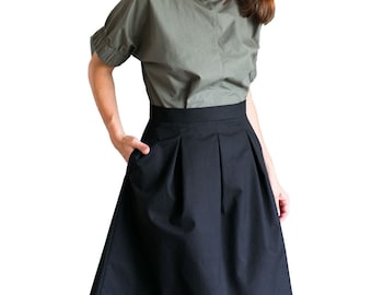 Assembly Line (SWE) / Printed Sewing Pattern / Three Pleat Skirt