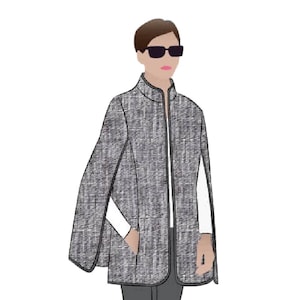 Style Arc / Printed Sewing Pattern / Nell Cape