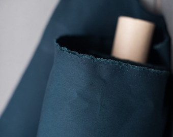 Dry Organic Cotton Oilskin / Midnight