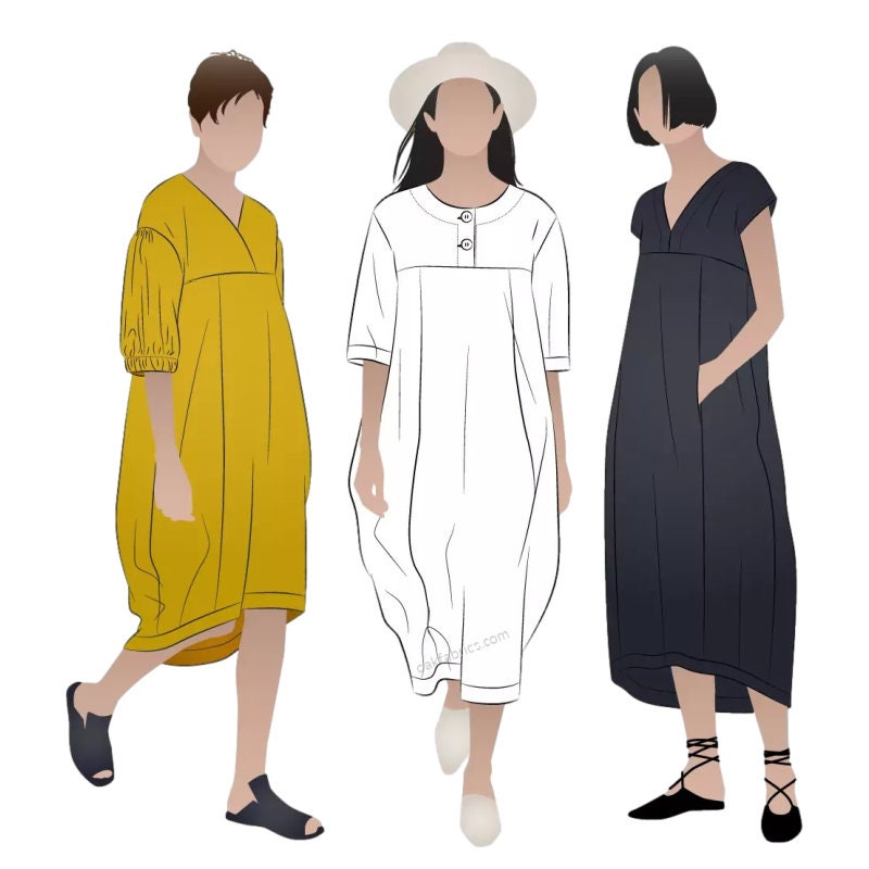 Style Arc / Printed Sewing Pattern / Sydney Dress Extension Pack