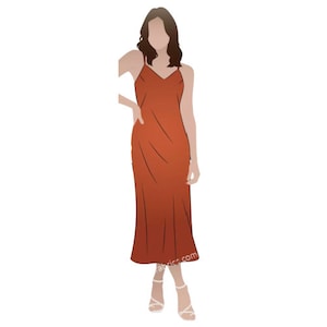 Style Arc / Printed Sewing Pattern / Kingsley Bias Cut Dress + Cami
