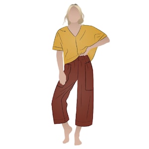 Style Arc / Printed Sewing Pattern / Darby Pant