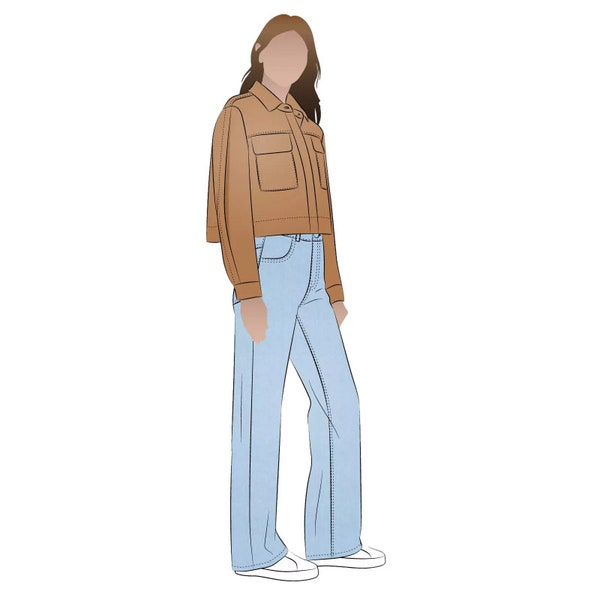 Style Arc / Printed Sewing Pattern / Smith Jacket