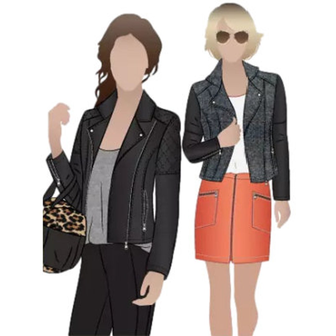 Style Arc / Printed Sewing Pattern / Ziggi Jacket Etsy