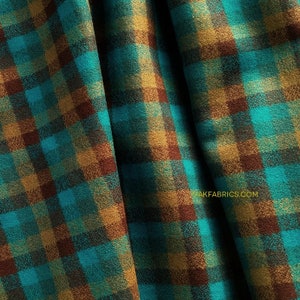 Yarn Dyed Flannel / Brass Plaid