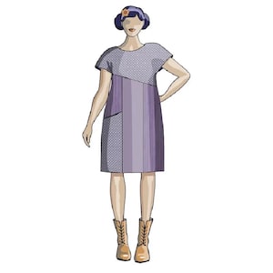 Sew Different / Printed Sewing Pattern / Essential Denim Dress