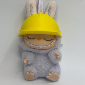 V1 AND V2 ONLY Labubu hard hat  - desk decor - gaming setup - collectibles - gifts - statues - bust collection