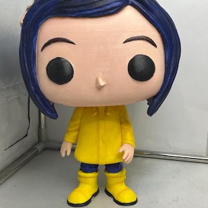 Giant Funko Coraline - collectible dispaly - gaming setup - home decoration - man cave set up