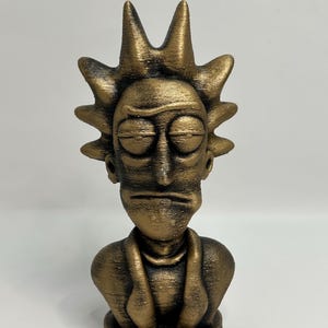 Rick Sanchez bust models - desk decor - gaming setup - collectibles - gifts - statues - bust collection