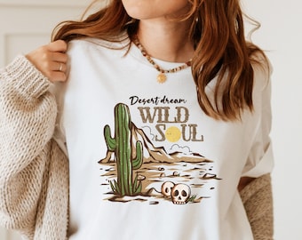 Desert Cactus Graphic Tee: Southwest Women's T-Shirt